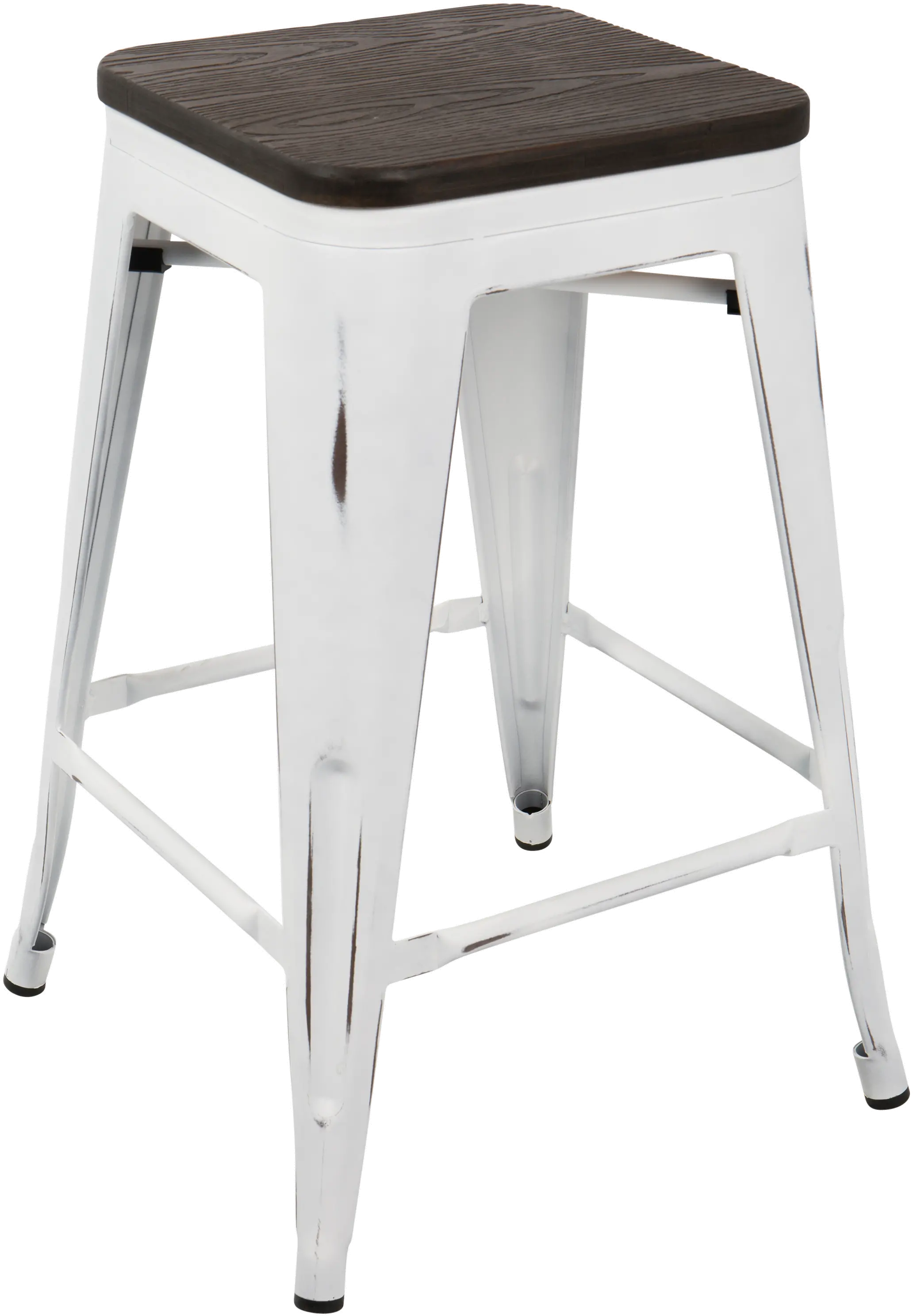 CS-OR-VW-E2 Industrial White Stackable Counter Height Stool (Set of 2)- Oregon-3