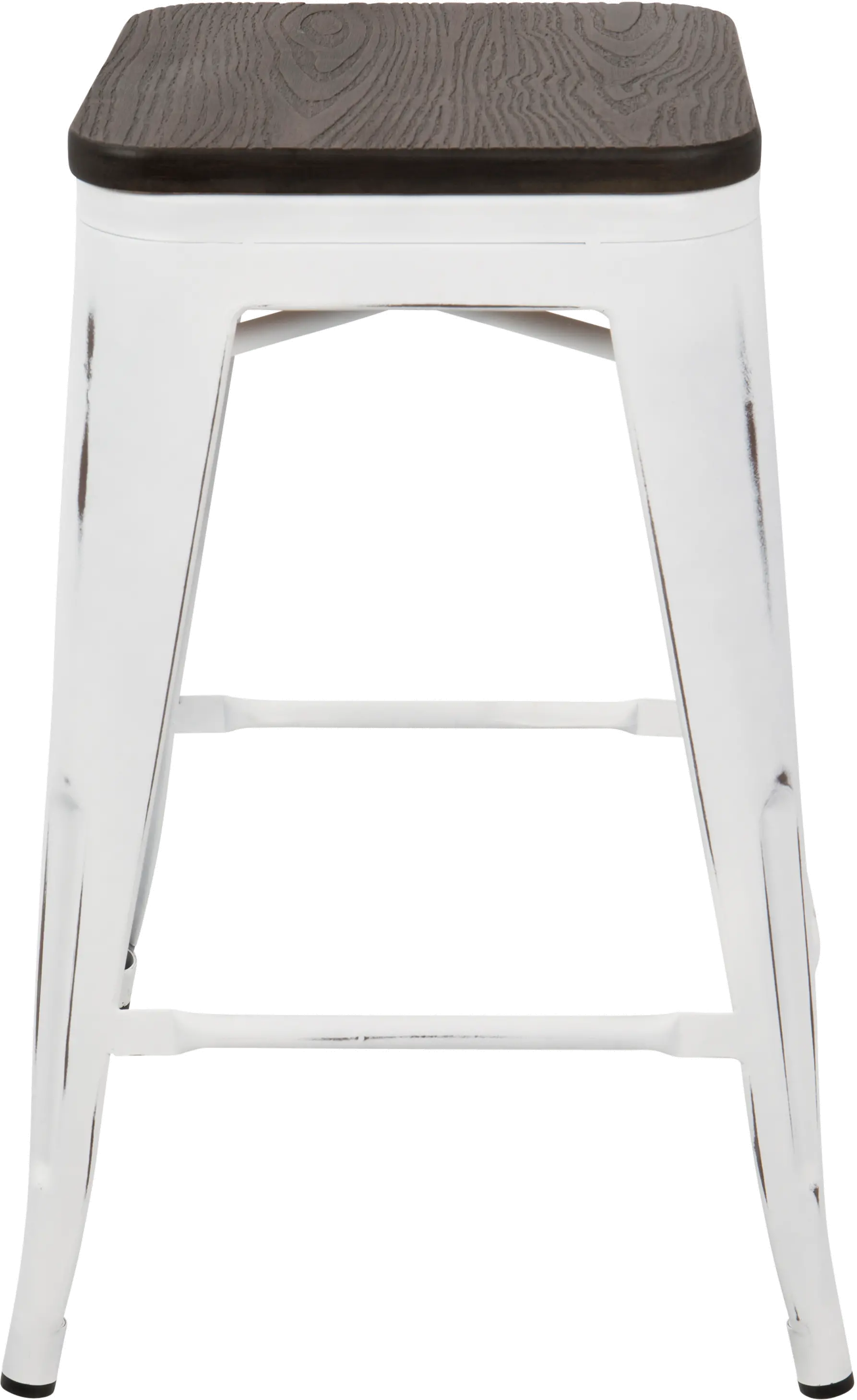 CS-OR-VW-E2 Industrial White Stackable Counter Height Stool (Set of 2)- Oregon-5