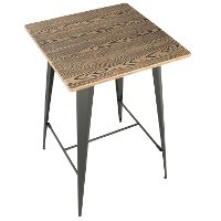 BT-TW-OR-BN-GY Industrial Gray Metal Pub Table - Oregon-2