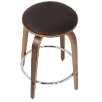 CS-PRTCF-WL-BN2 Brown swivel Counter Height Stool (Set of 2) - Porto-6