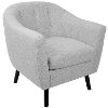 CHR-AH-RKWL-NLGY Mid Century Modern Light Gray Accent Chair - Rockwell