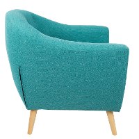 CHR-AH-RKWL-TL Mid Century Modern Teal Accent Chair - Rockwell-2