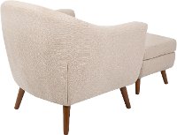C2-AH-RKWL-BG Mid Century Modern Beige Chair and Ottoman - Rockwell-3