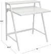 OFD-TM-2TIER-W White Contemporary 2-Tier Desk - 2 Tier