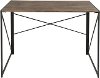 OFD-DKTA-BK-BN Black and Walnut Industrial Desk - Dakota