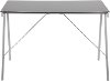 OFD-TM-PBLNK-BK Contemporary Black and Silver Office Desk - Exponent