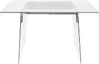 OFD-TM-GLACE Modern Clear Glass Desk - Glacier-4