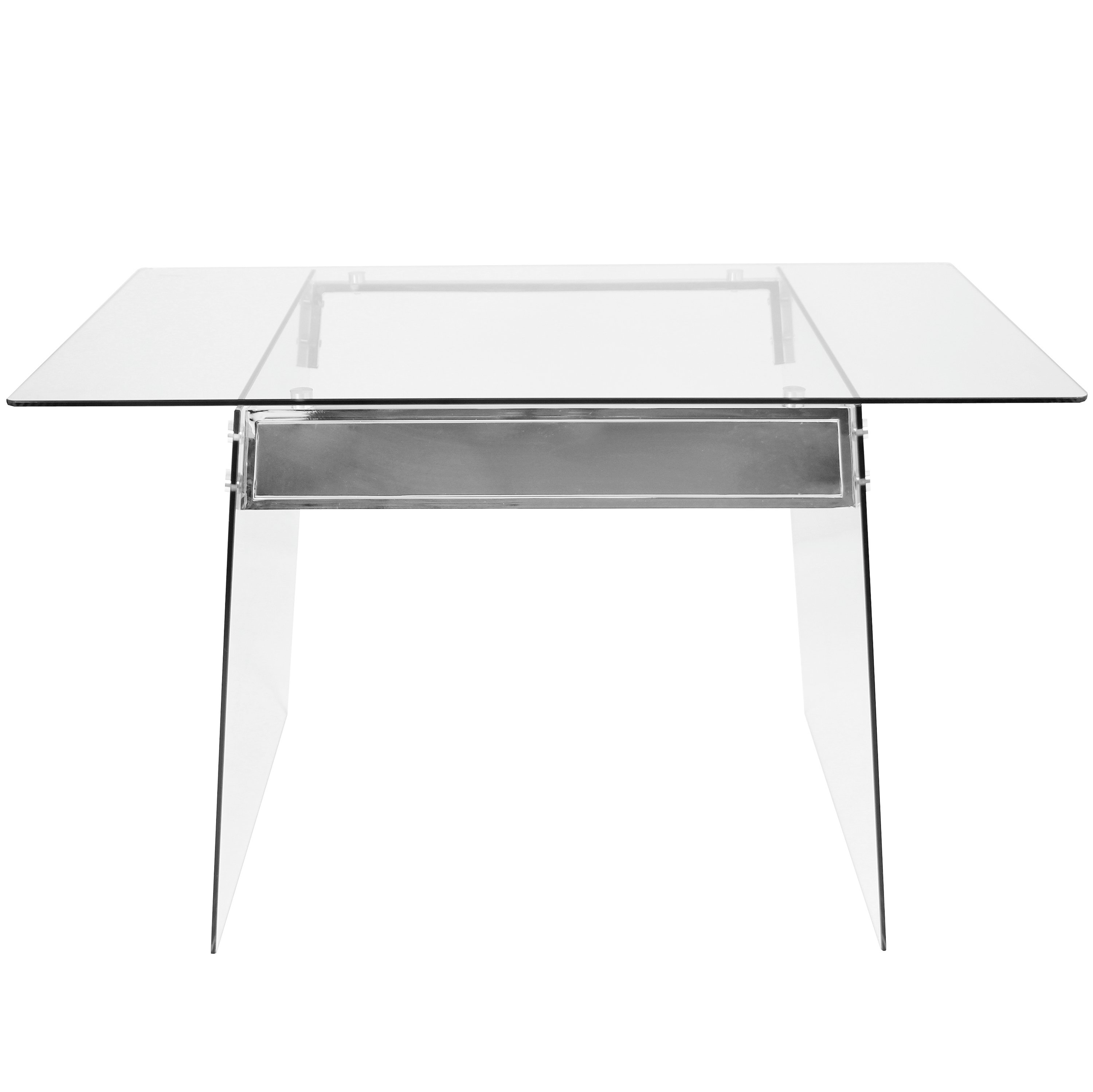 OFD-TM-GLACE Modern Clear Glass Desk - Glacier-7