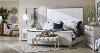 Modern Farmhouse White Queen Bed - Modern Eclectic