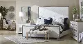 Modern Farmhouse White Queen Bed - Modern Eclectic