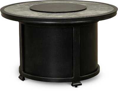 Round 42 Fire Pit with Natural Slate - Del Mar