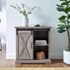 AF32ALXDGW Carolina Gray Farmhouse Buffet Cabinet - Walker Edison