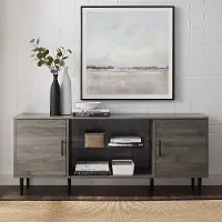 W60NOR2DSG Gray 60 inch TV Stand - Nora