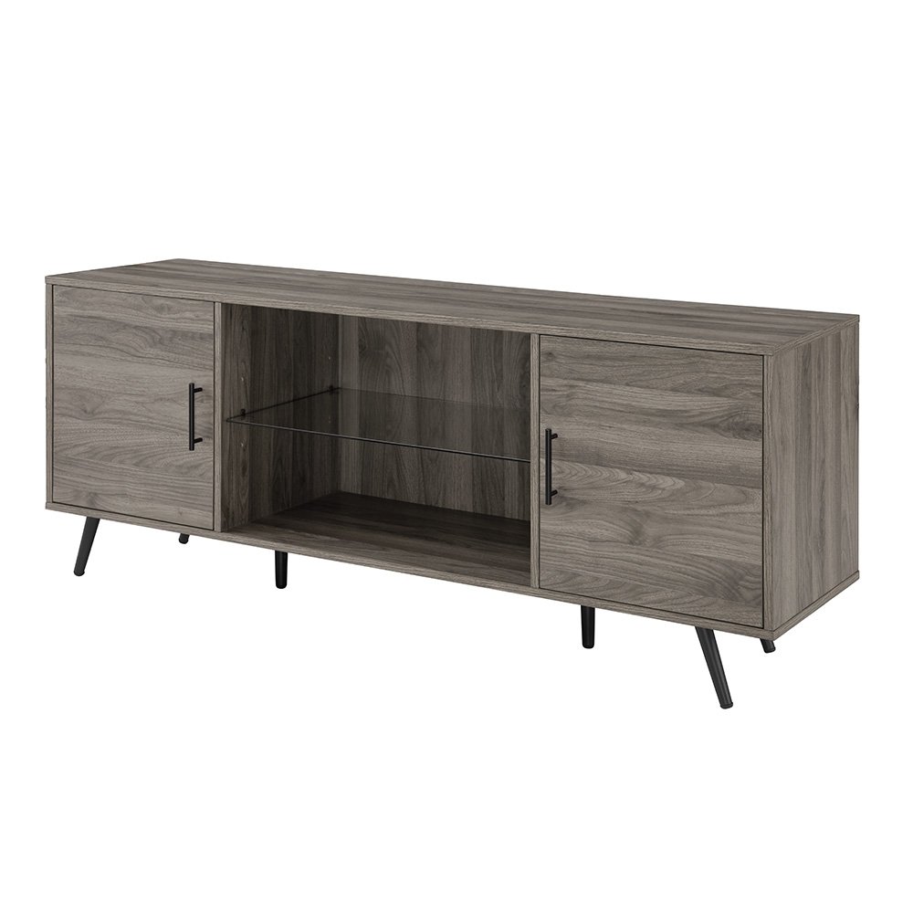 W60NOR2DSG Gray 60 inch TV Stand - Nora-4