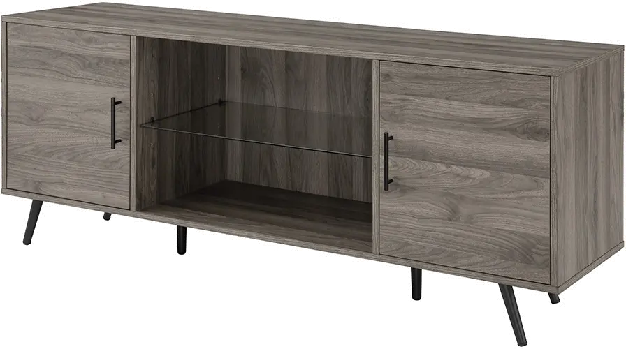 W60NOR2DSG Gray 60 inch TV Stand - Nora-4