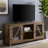 Country Oak 58 inch TV Stand - Barndoor