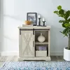 AF32ALXDWO Carolina White Oak Farmhouse Buffet Cabinet - Walker Edison