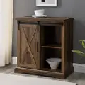 AF32ALXDRO Carolina Rustic Oak Farmhouse Buffet Cabinet - Walker Edison
