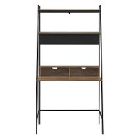 36 inch Modern Wood Ladder Computer Desk - Barnwood-4