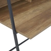 36 inch Modern Wood Ladder Computer Desk - Barnwood-5