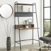 D36ARLORO Arlo 36 Barnwood Ladder Computer Desk - Walker Edison