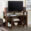 Contemporary Dark Walnut 52 inch TV Stand