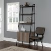 Weathered Gray 72 inch Gray Ladder Bookcase - Arlo