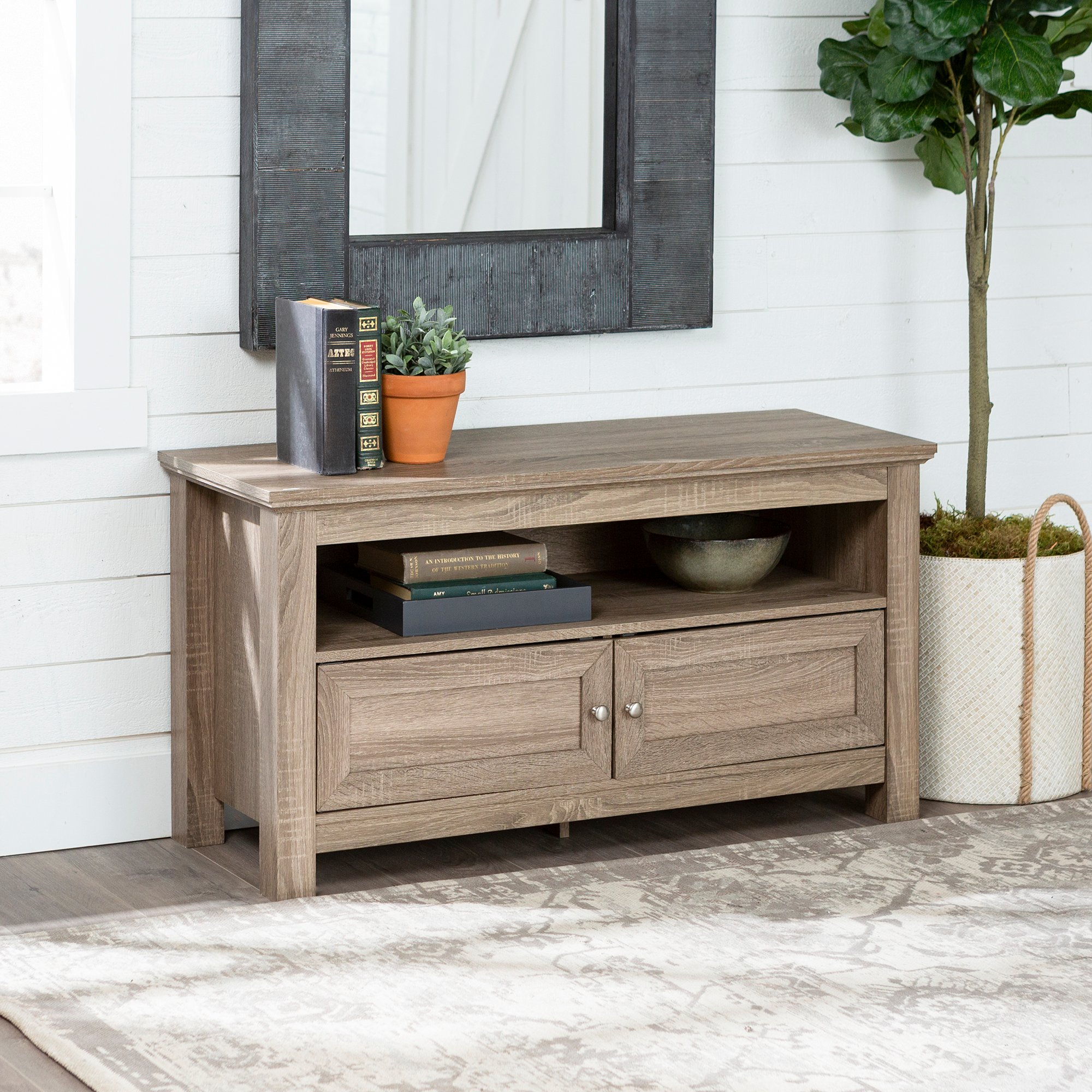 W44CSAG Driftwood Gray 44 inch TV Stand - Cortez-2