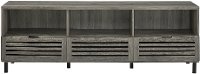 Slate Gray 70 inch Slat Door Console - Jackson-3