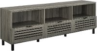 Slate Gray 70 inch Slat Door Console - Jackson-4
