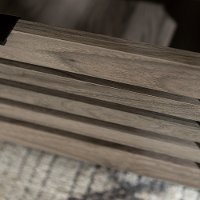 Slate Gray 70 inch Slat Door Console - Jackson-5