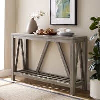 Rustic Gray Entryway Table - A-Frame-2