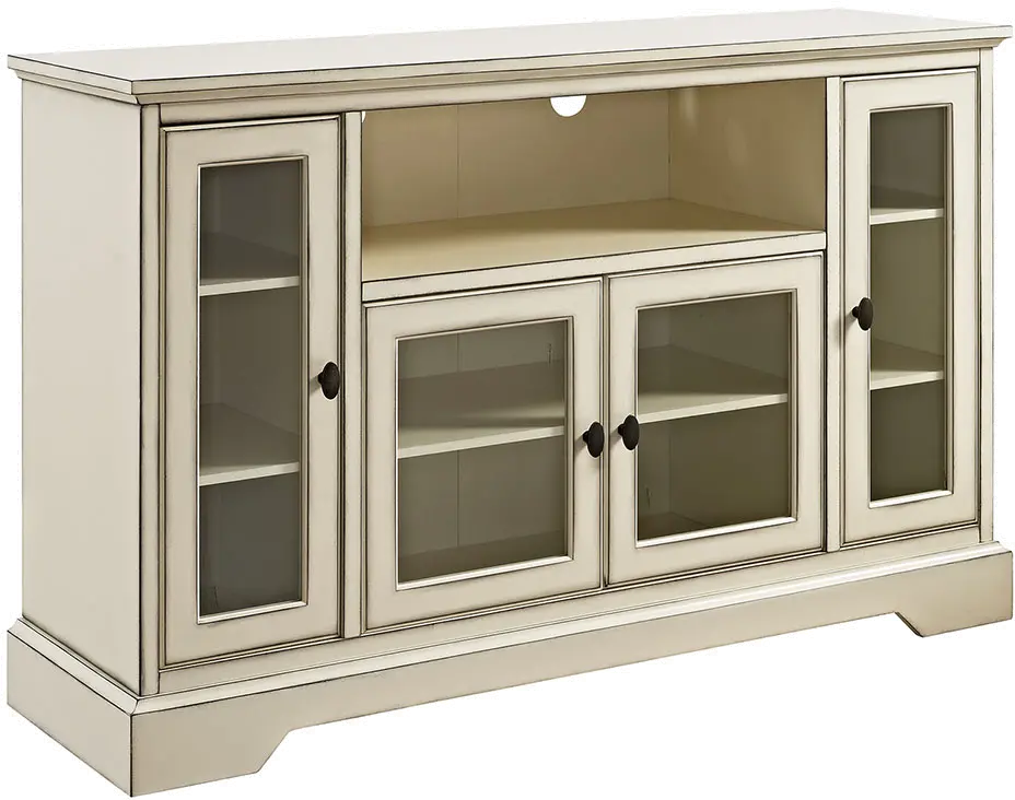 W52C32AWH Washed White 52 Inch TV Stand - Highboy-4