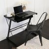 Black Metal 31 Inch Computer Desk - Solo