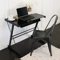 Black Metal 31 Inch Computer Desk - Solo