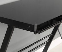 Black Metal 31 Inch Computer Desk - Solo-2
