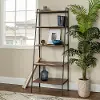 BS72ARLDMO Arlo Industrial 72 inch Ladder Bookcase