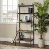Industrial 72 inch Ladder Bookcase - Arlo