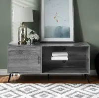 W52NORGSSG Slate Gray 52 inch TV Stand - Nora