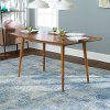 Mid Century Brown Dining Table -
