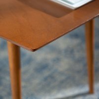 Mid Century Brown Dining Table --3