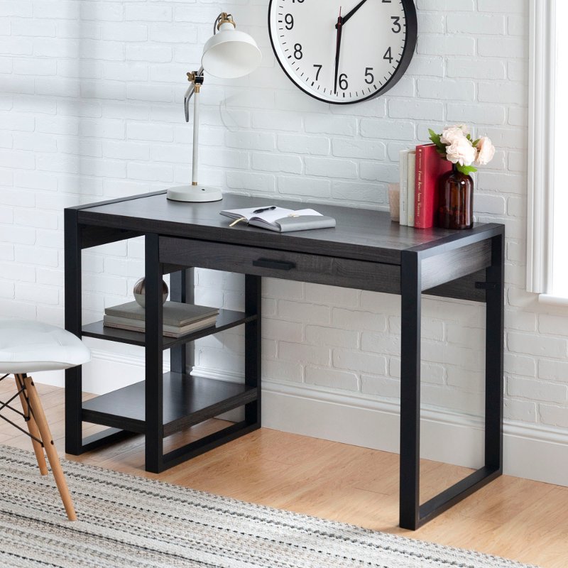 Charcoal 48 Inch Computer Desk Urban Blend Rc Willey Furniture