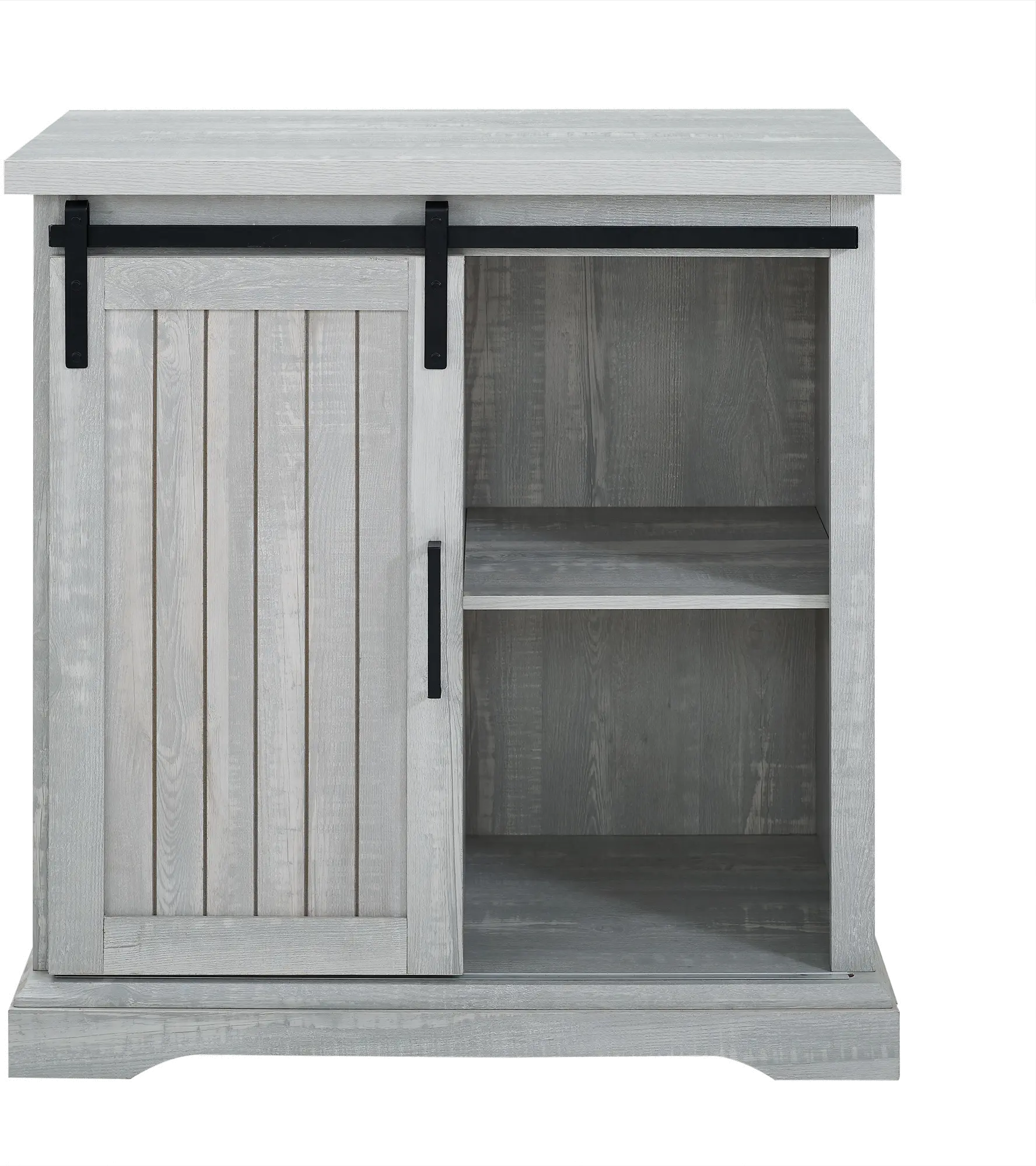 AF32ALGRDST Stone Gray Modern Farmhouse Accent Cabinet-2