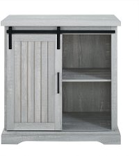 Stone Gray Modern Farmhouse Accent Cabinet-2