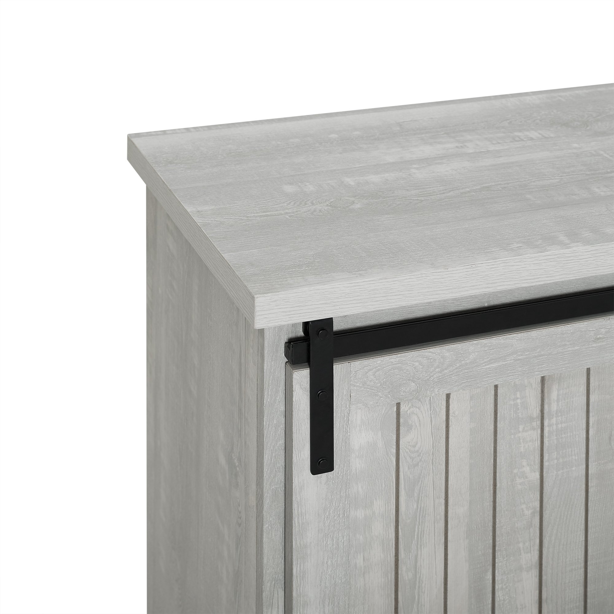 AF32ALGRDST Stone Gray Modern Farmhouse Accent Cabinet-3