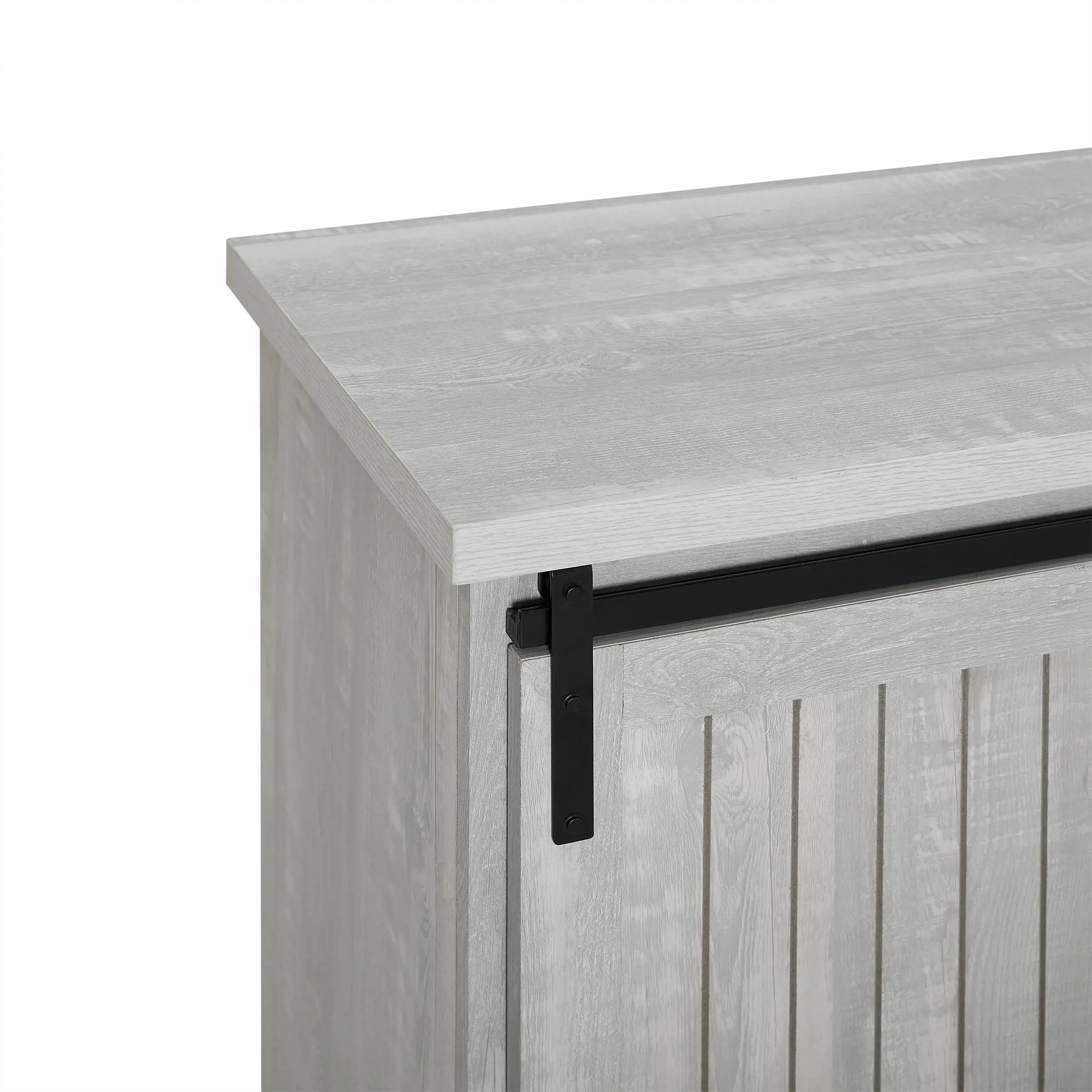 AF32ALGRDST Stone Gray Modern Farmhouse Accent Cabinet-3