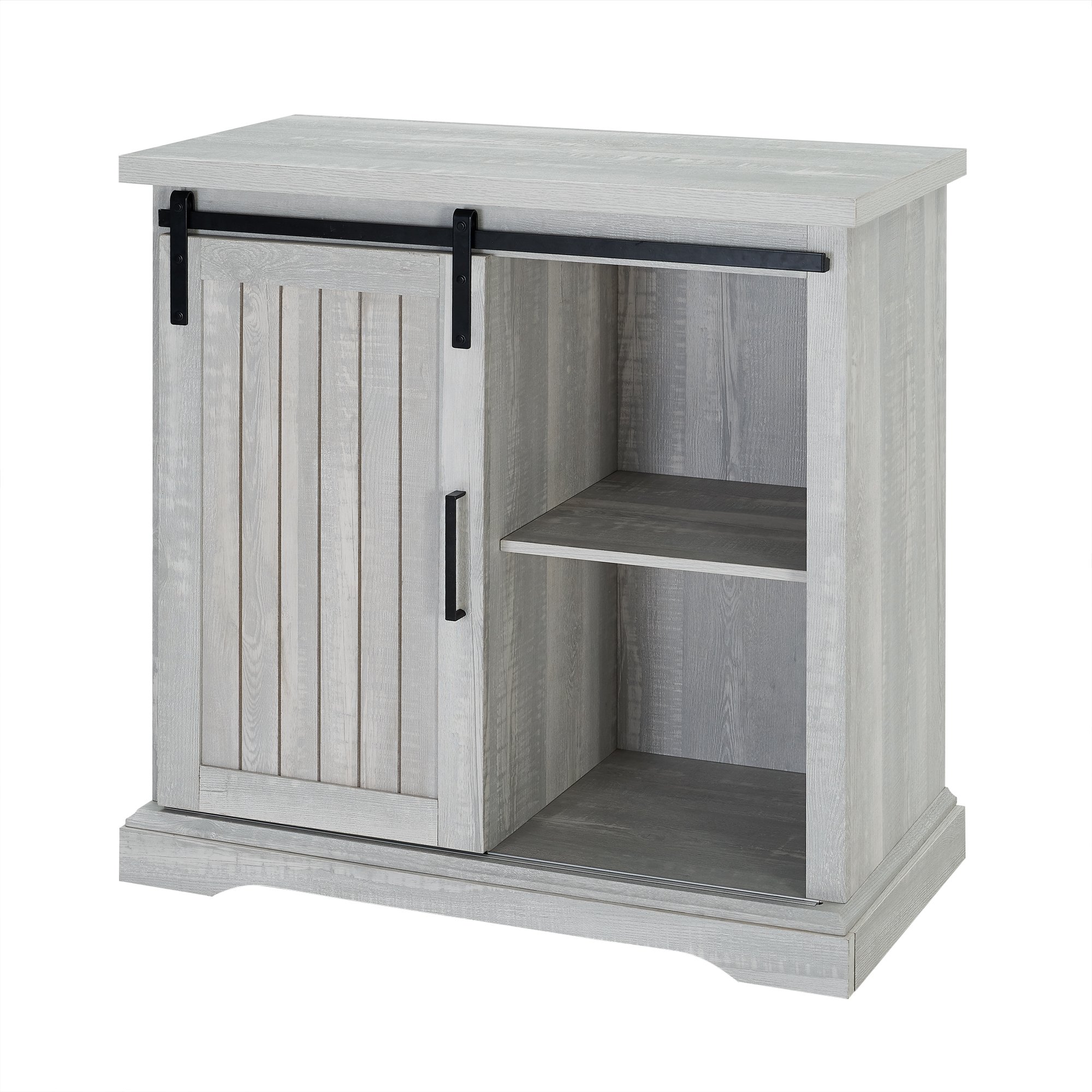 AF32ALGRDST Stone Gray Modern Farmhouse Accent Cabinet-4