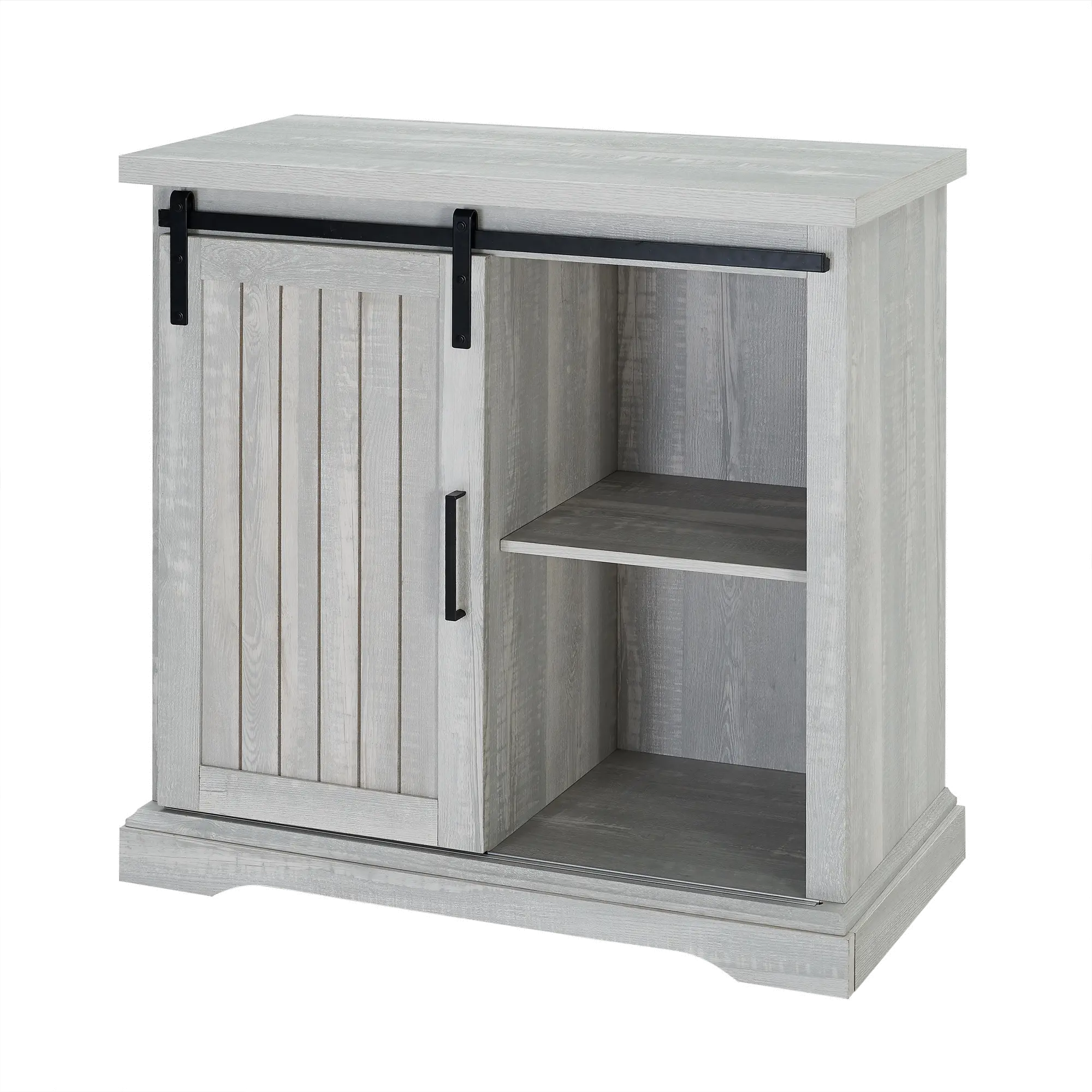AF32ALGRDST Stone Gray Modern Farmhouse Accent Cabinet-4