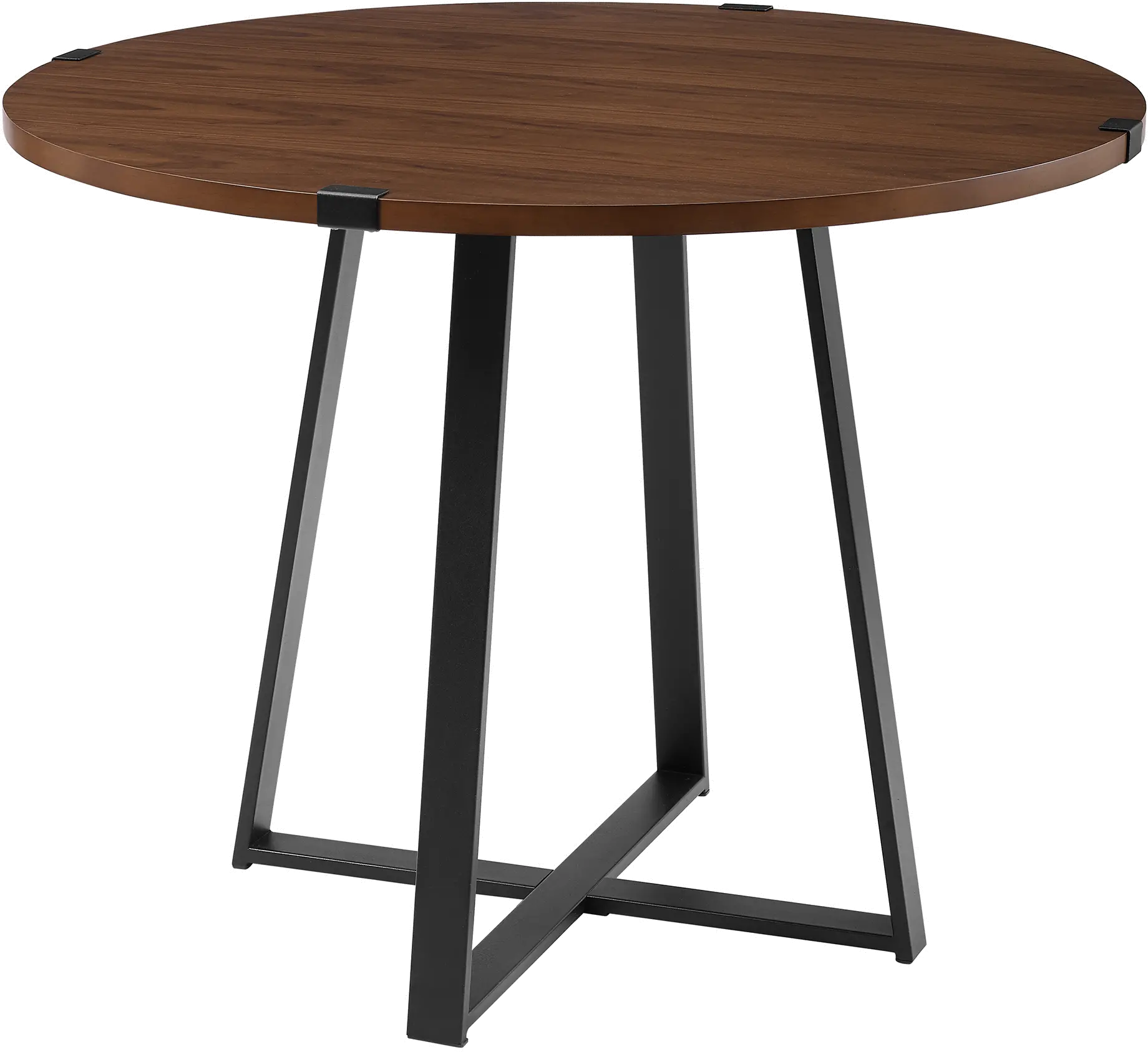 TW40RDWRADW Brown 40 Inch Round Dining Room Table-3