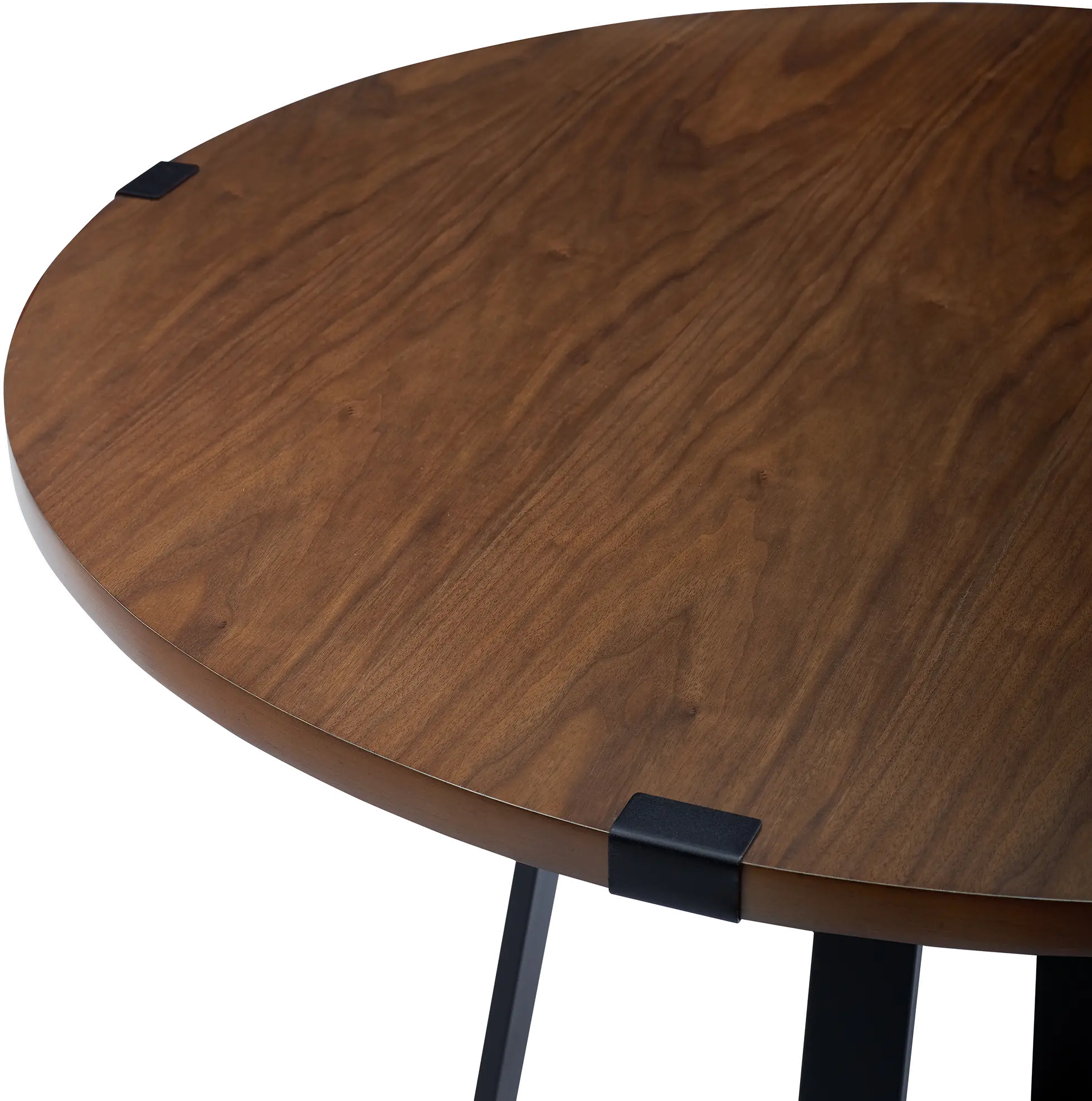 TW40RDWRADW Brown 40 Inch Round Dining Room Table-4